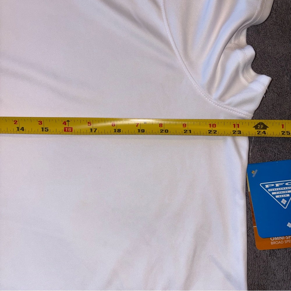 Columbia Women's PFG Tidal Tee Short Sleeve Omni-Shade Polo in White XXL $40 - Picture 9 of 10
